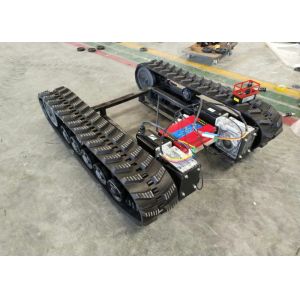 Agricultural Machineries Rubber Track Undercarriage With Chassis / Power