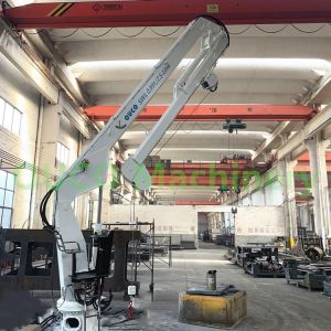 1 T Hydraulic Knuckle Boom Crane 360 Degree Slewing Angle