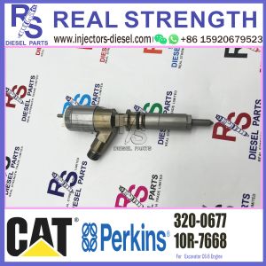 HUIDA Excavator C4.4 Engine Spare Parts Fuel Injector 320-0677 10R-7671 2645A746