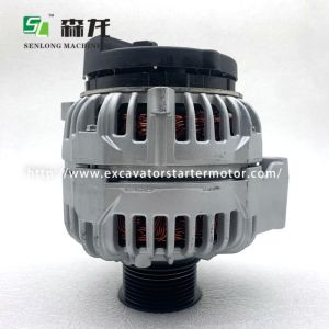 24V 150A Excavator Alternator 0124655094 0124655185 0124655186 RE538242 RE558678