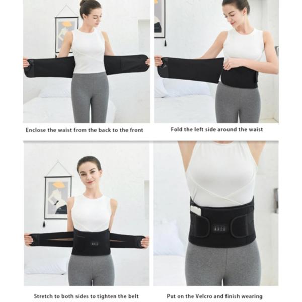 Electrical Thermal Therapy Warm Waist Belt Basic Protection With Massaging