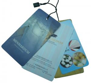 Wholesale Custom Clothes Tag, Personalized Blue Clothing Paper Hang Tags For Bags / Hats from china suppliers