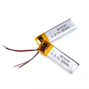 401030 Li Ion Polymer Battery Pack 3.7v 100mAh Small Lithium Ion Battery Pack