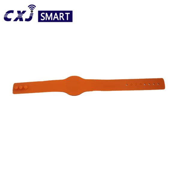 Waterproof RFID NFC Bracelet Silicone Material For Festival