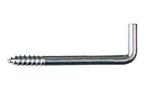 L Shape Threaded Mechanical Fasteners / Self Tapping Square Bend Screw Hooks