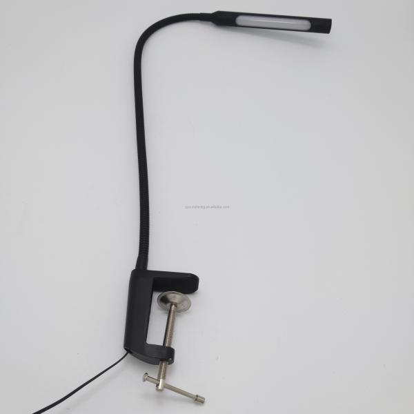 LED Light Source SMD2835 Round Shade Shape Eye Protect Desk Reading Lamp with Clamp