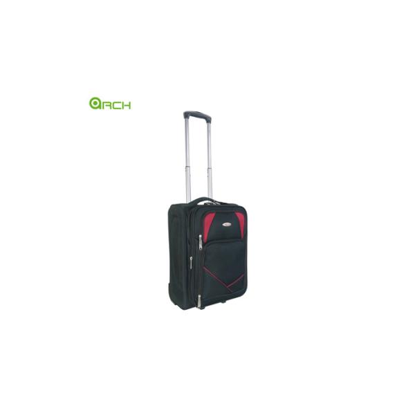 Quality Trolley Travel Suitcase with Two Front Pockets and Skate Wheels for sale