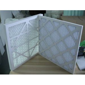 Commerical G3 G4 Merv 8 Hepa Air Filter For HVAC , Pleated Panel Filter