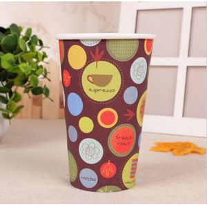 Biodegradable Cardboard Coffee Cups Recyclable For Tea / Beverage