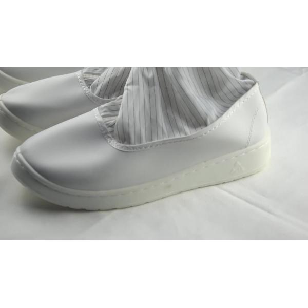 PVC outsole unisex gender cleanroom booties antistatic canvas upper materials