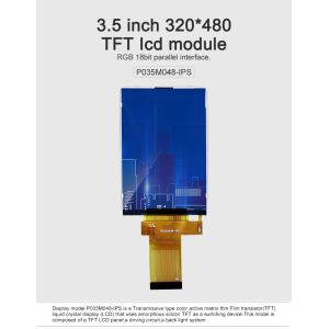 Polcd 18 BIT RGB IPS TFT LCD Display 320X480 Pixels Tft Lcd 3.5