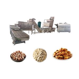380V Sand Nut Snack Single Double Rotary Roller Seasoning Flavoring Production