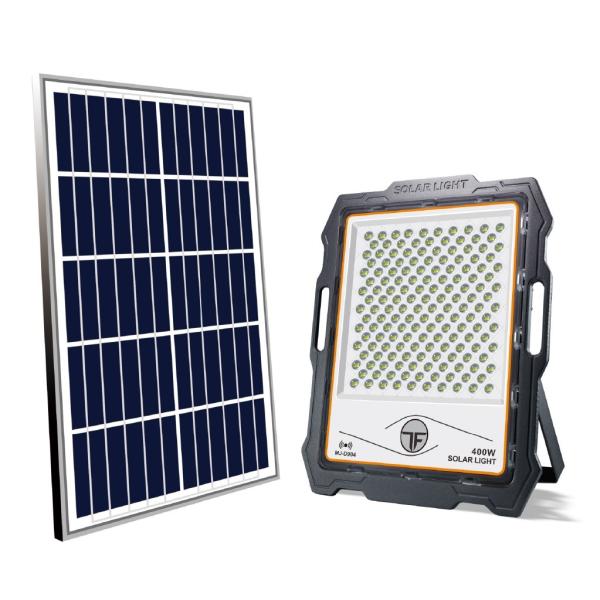 3000lm Outdoor Warm White Led Security Wall Garden Street Solar Flood Light With