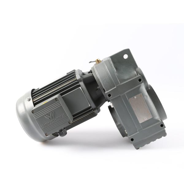 Flange Mounted 90 Degree Parallel Shaft Helical Gear Motor Cast Iron