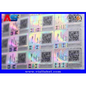 Scratch Off Custom Holographic Stickers Printing With Free Design MOQ 10000pcs