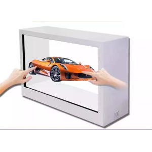 HD 4K 3D Holographic Display Box Transparent Touch Screen Hologram Pyramid