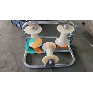 10kN-20kN Heavy Duty Corner Ground Cable Rollers For Smooth Underground Cable