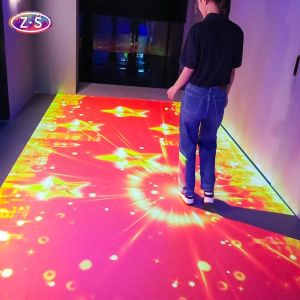 4000 Lumen Interactive Floor Games HD Interactive Floor Projector Game For Kids