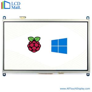 10.1 Inch Raspberry PI TFT Display Screen 500cd 1024*600 Multi Point Touch
