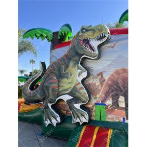 Backyard Bouncy Castle Dinosaur Bounce House Water Slide Pool Inflatable