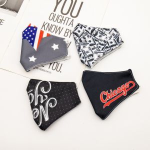 Antibacterial Cute Cotton Fabric 2 Layers Printed Face Mask