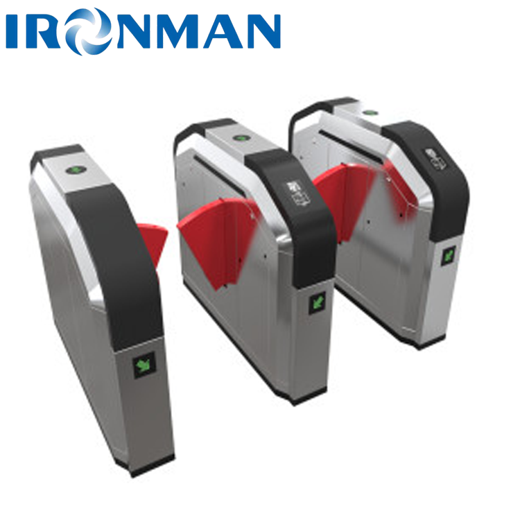Buy cheap Electronic Amusement Park Turnstiles / Flap Barrier Gate 5000000 Times Service from wholesalers