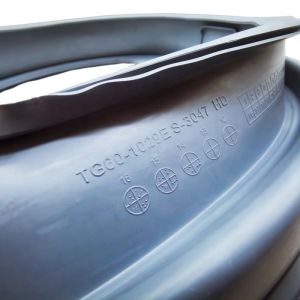 TG60-1029E S-3047 Washing Machine Door Seal Gasket in Grey with Surmount Support