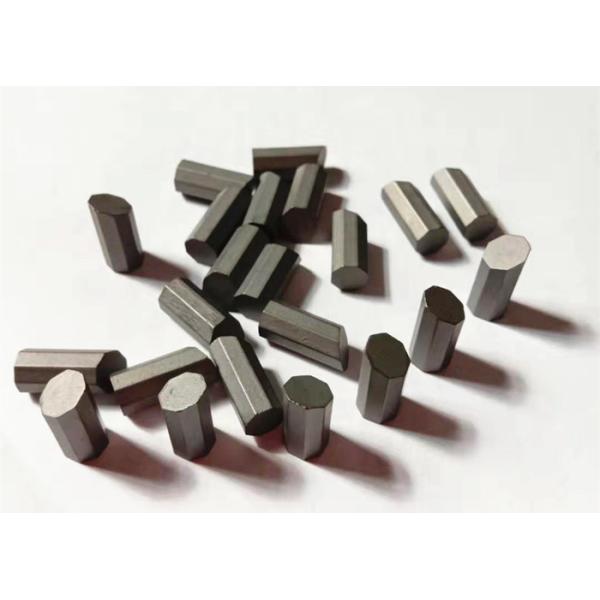 Good Toughness Tungsten Carbide Products Drill Tips For Hard Rock T110 / T107 / T105