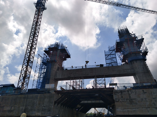 Customized Metal Formwork System Lightweight Simple Design For Bridge Constructi