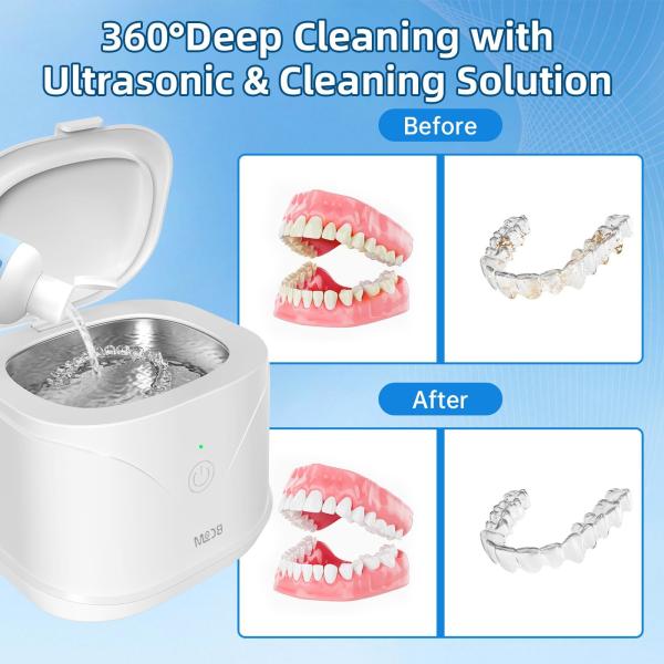 250ML Ultrasonic Retainer Cleaner Solution Jewelry Cleaner Solution 8.5 oz