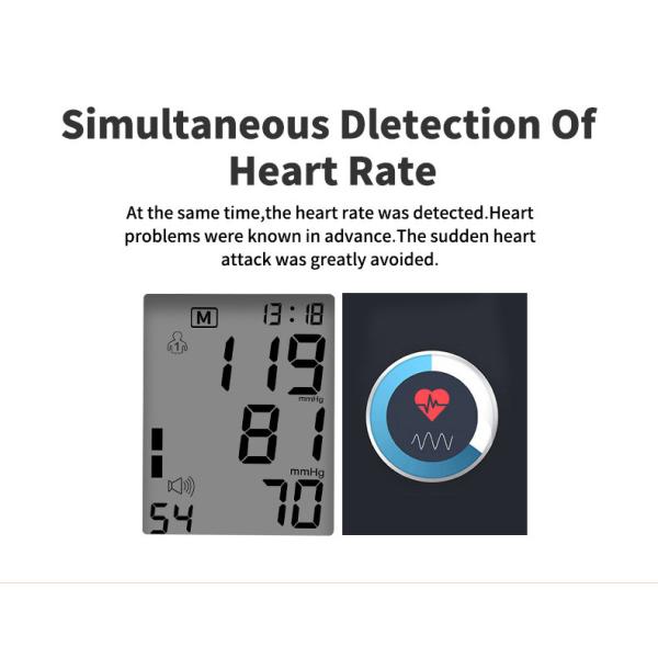 Digital Large Screen Daily Checks Home Hospital Blood Pressure Monitor With 2X99 Sets