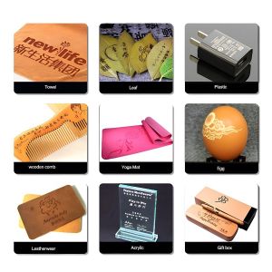 Auto Focus Galvo CO2 Marking Machine with Synrad Laser Source 60W and 20mm Field