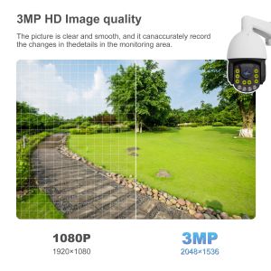 AI Humanoid Algorithm Tracking Intelligent Camera 8MP Outdoor Smart Camera PTZ