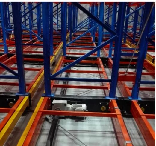 Electrical Movable Racking Systems For Warehouse Pallet Storage With Floor Rail