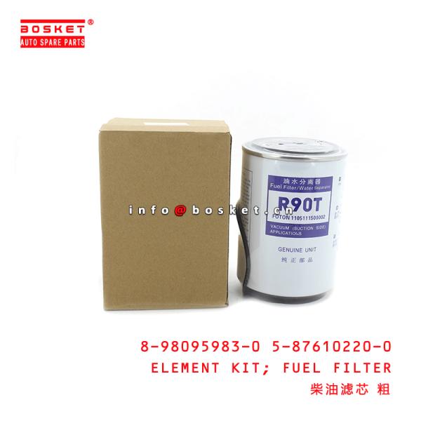 8980959830 587610220B0 8-98095983-0 5-87610220-0 Fuel Filter Element Kit For ISUZU NPR75 4HK1