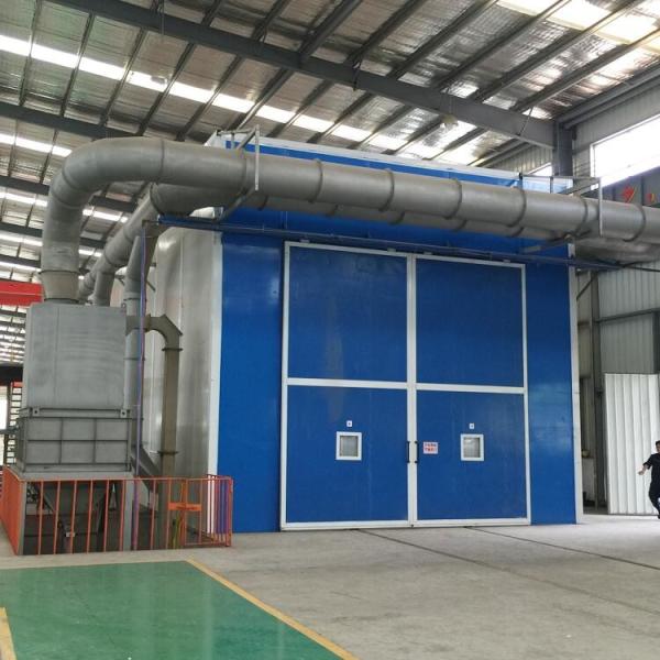 High Efficiency Shot Blasting Booth / Painting Room Manually Sandblasting Type