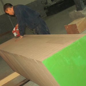 Fancy Recomposed Wood Veneer Straight Grain 2242S 0.15-0.6mm For Interior Doors