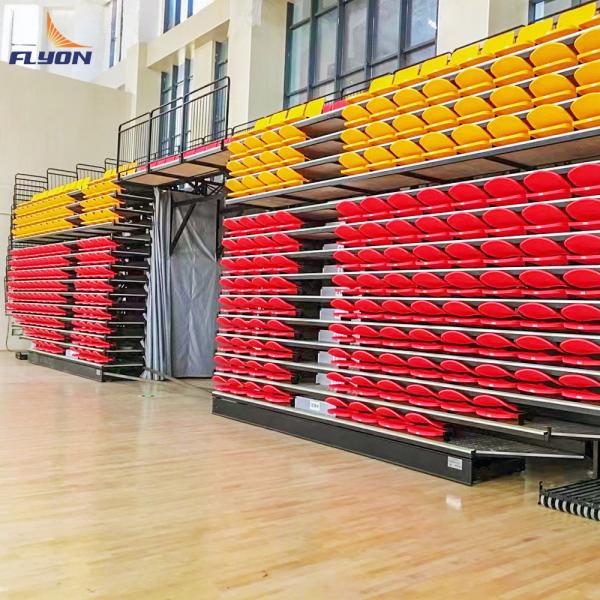 Customizable Professional Retractable Seating System Foldable Bleacher Seating for 200-500 People
