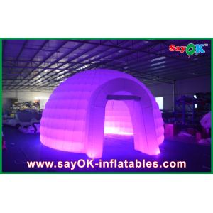 Inflatable Igloo Tent Advertising Dome Inflatable Air Tent , Led Light