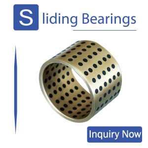 Oil - Free Cast Bronze Bushings With Solid Lubricant Inserts