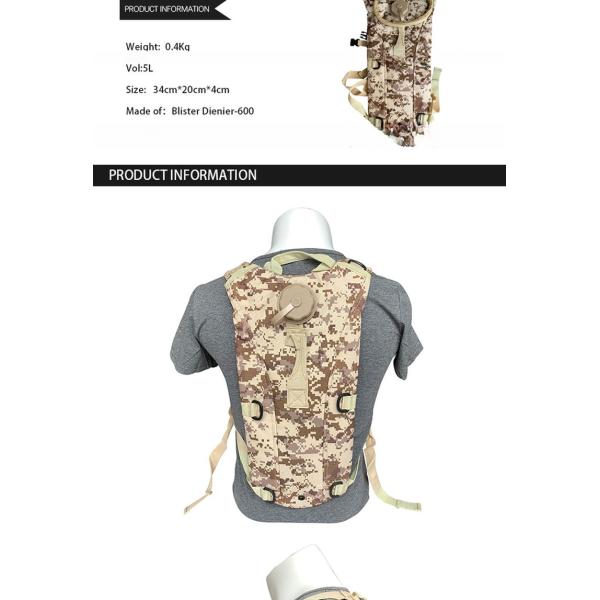 34*20*4cm Multicolor Outdoor Backpack With Water Bottle For Training Multi-Function