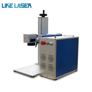 Computer Control Portable Model Fiber Laser Marking Machine for Mask Pattern