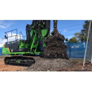 High Operating Efficiency Auger Pile Driver Rig Hydraulic CFA Works Piling