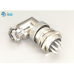 Aviation Connector Plug G×16 9 Pins Male And Female Sets L Type Silver Plated