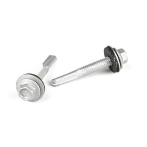 China Cup Head Stainless Steel Bimetal Self Tapping Screws With Epdm Washer Ruspert Finish on sale