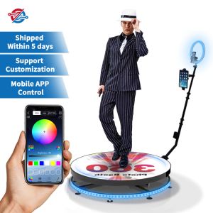 Video Spin Selfie Platform 360 Automatic Photo Booth With Rotating Stand