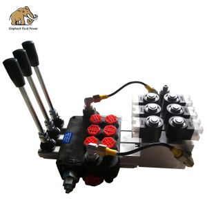 P80DY Hydraulic Directional Valve Sectional Control Electro