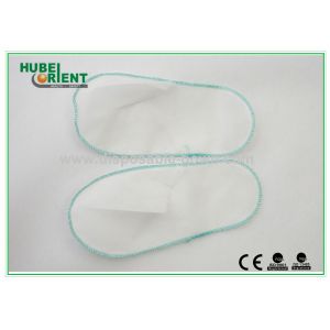 China White Nonwoven Disposable Spa Slippers Lightweight Latex Free on sale