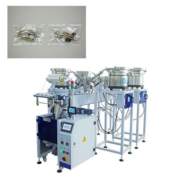 Quality fastener nuts bolts multi-function automatic furniture screw counting packaging machines four vibrating feeder packing machine for sale