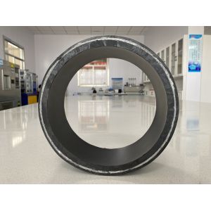 black Flexible Ultra High Polymer Continuous Composite Pipe Rust Proof Pipe 6mm